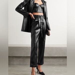 Fleur du Mal - Vegan Leather Belted Pants